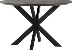 Houten Eettafels|Ronde Eettafels-DTP Home Shape Rond Eettafel Zwart