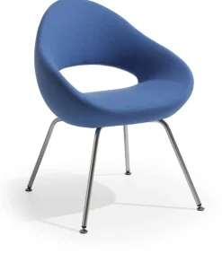 Eetkamerstoelen Met Armleuning|Design Stoelen-Artifort Shark Eetkamerstoel Grijs