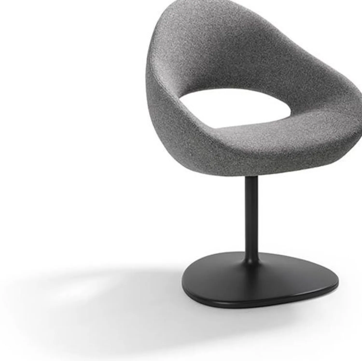Eetkamerstoelen Met Armleuning|Design Stoelen-Artifort Shark Eetkamerstoel Grijs