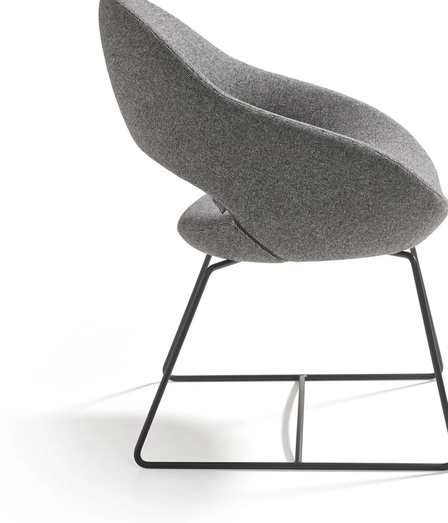 Eetkamerstoelen Met Armleuning|Design Stoelen-Artifort Shark Eetkamerstoel Grijs