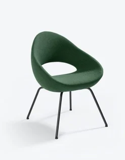 Eetkamerstoelen Met Armleuning|Design Stoelen-Artifort Shark Eetkamerstoel Grijs