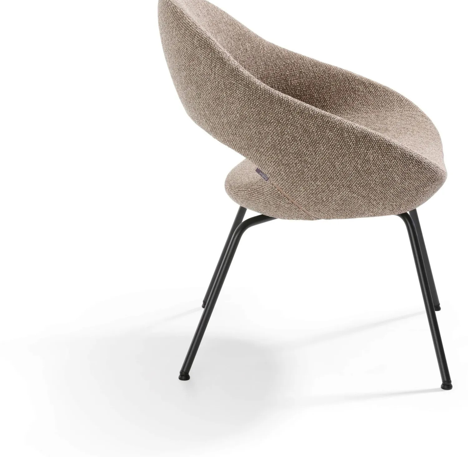 Eetkamerstoelen Met Armleuning|Design Stoelen-Artifort Shark Eetkamerstoel Grijs