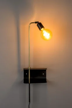 Wandlampen|Wandlampen-Dutchbone Shaw Wandlamp Black