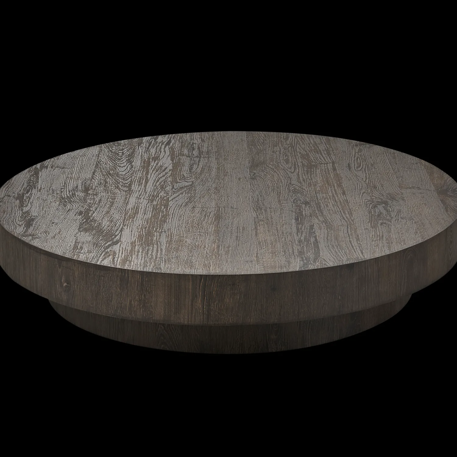 Ronde Salontafels-vtwonen Shield Too Salontafel Dark Brown