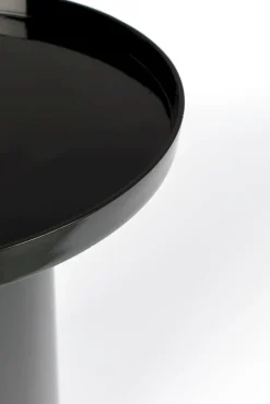 Ronde Bijzettafels-Zuiver Shiny Bomb Bijzettafel Zwart