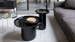 Ronde Salontafels-Zuiver Shiny Bomb Salontafel Zwart