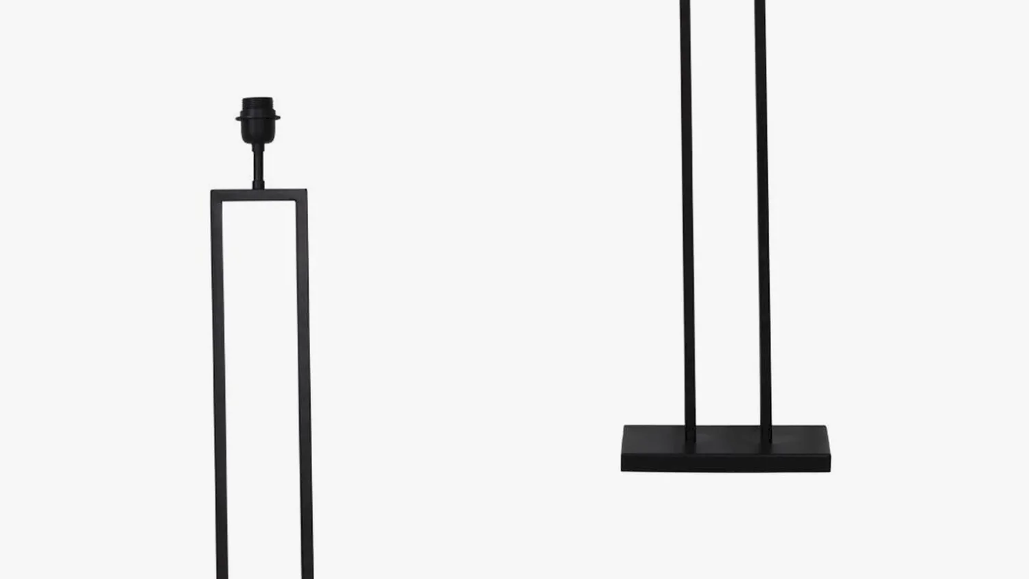 Industriële Vloerlampen|Vloerlampen-Trendhopper Shiva Vloerlamp Zwart