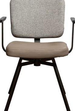 Eetkamerstoelen Met Armleuning-Movani Siano Armstoel Mocca, Light Brown