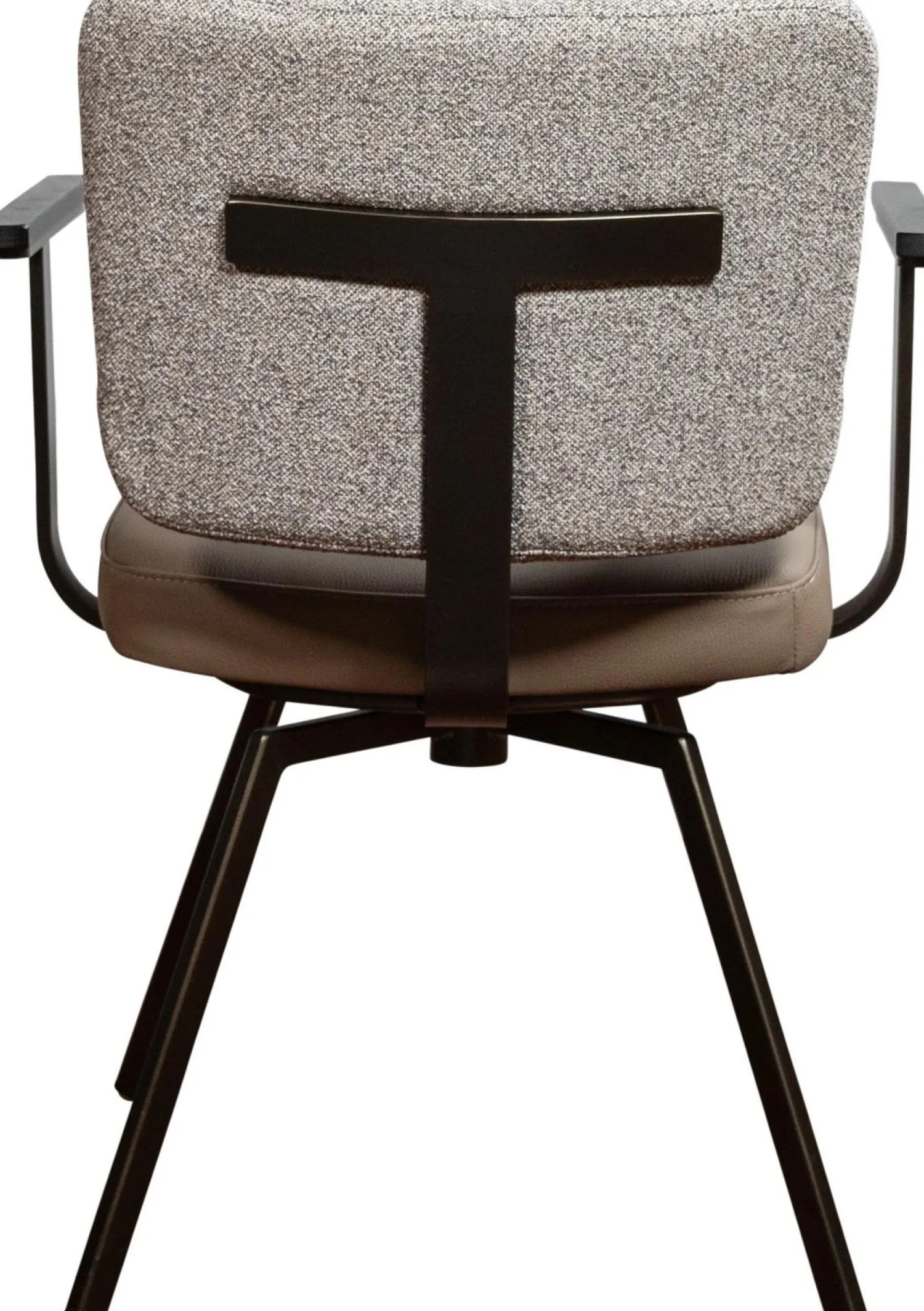 Eetkamerstoelen Met Armleuning-Movani Siano Armstoel Mocca, Light Brown