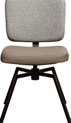 Eetkamerstoelen Zonder Armleuning-Movani Siano Eetkamerstoel Mocca, Light Brown