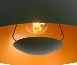 Hanglampen|Hanglampen-Lucide Siemon Hanglamp Groen, Goud