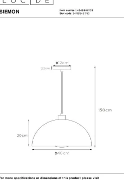 Hanglampen|Hanglampen-Lucide Siemon Hanglamp Groen, Goud