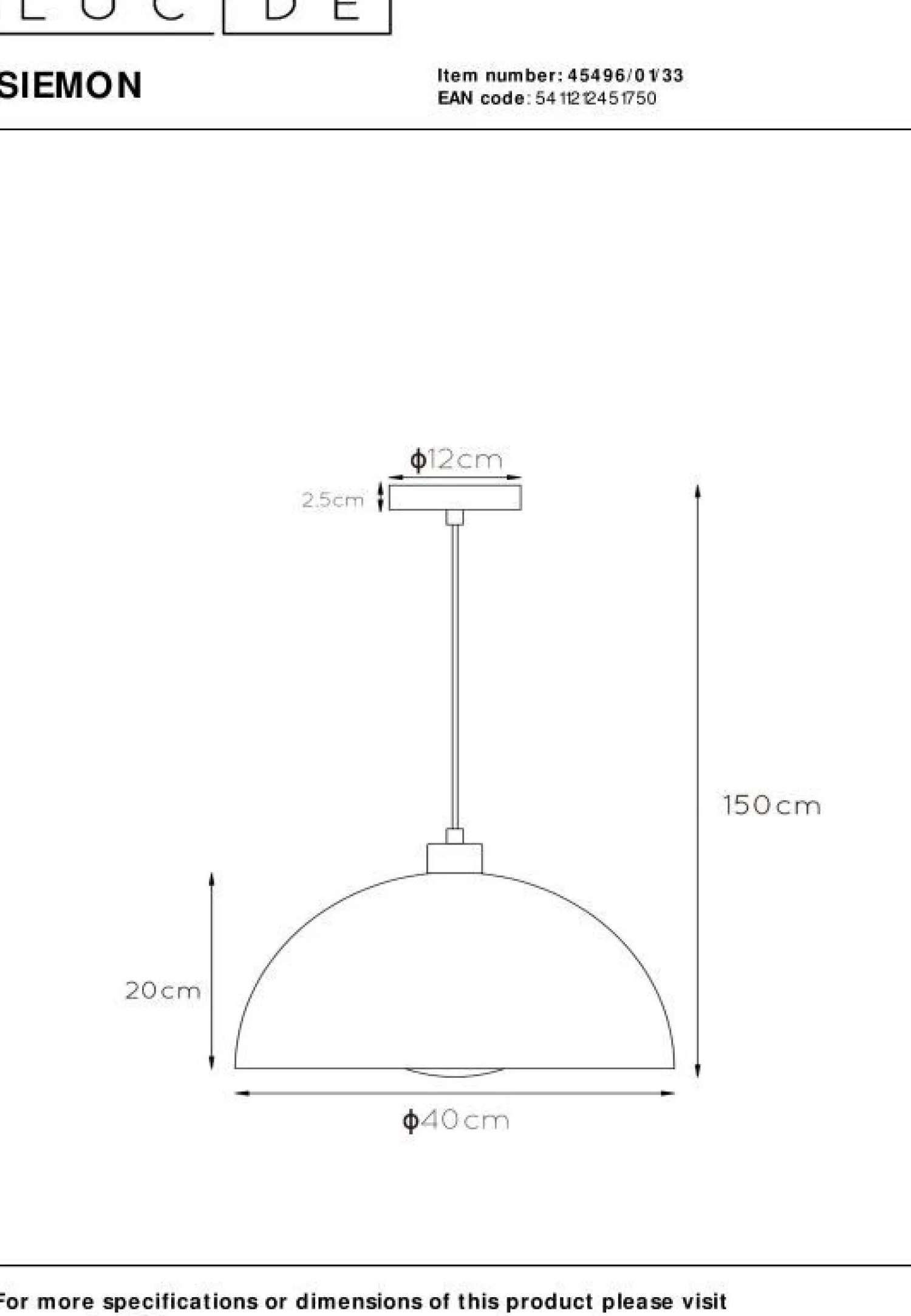 Hanglampen|Hanglampen-Lucide Siemon Hanglamp Groen, Goud