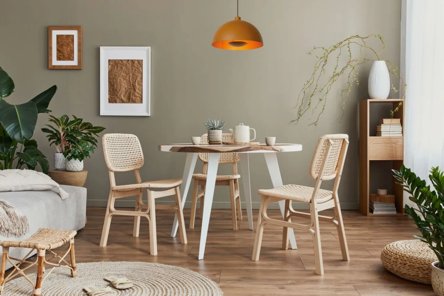 Hanglampen|Hanglampen-Lucide Siemon Hanglamp Okergeel, Goud
