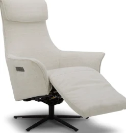 Leren Fauteuils|Relaxfauteuils-Movani Sier Relaxfauteuil Macha