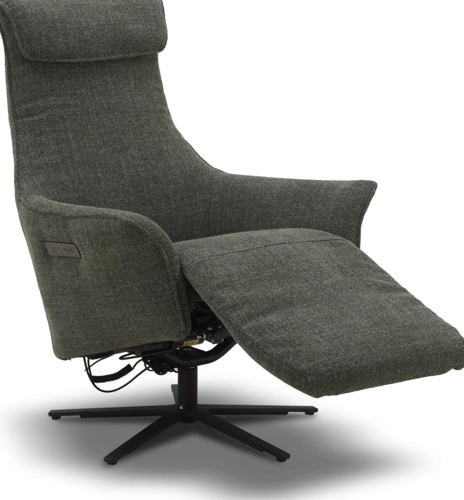 Leren Fauteuils|Relaxfauteuils-Movani Sier Relaxfauteuil Macha
