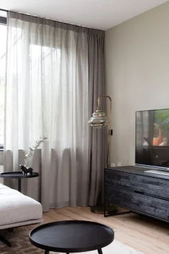Tv-Meubels-WOOOD Silas Breed Tv-meubel Black Night