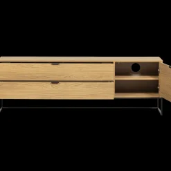 Tv-Meubels-WOOOD Silas Breed Tv-meubel Oak