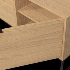 Tv-Meubels-WOOOD Silas Breed Tv-meubel Oak