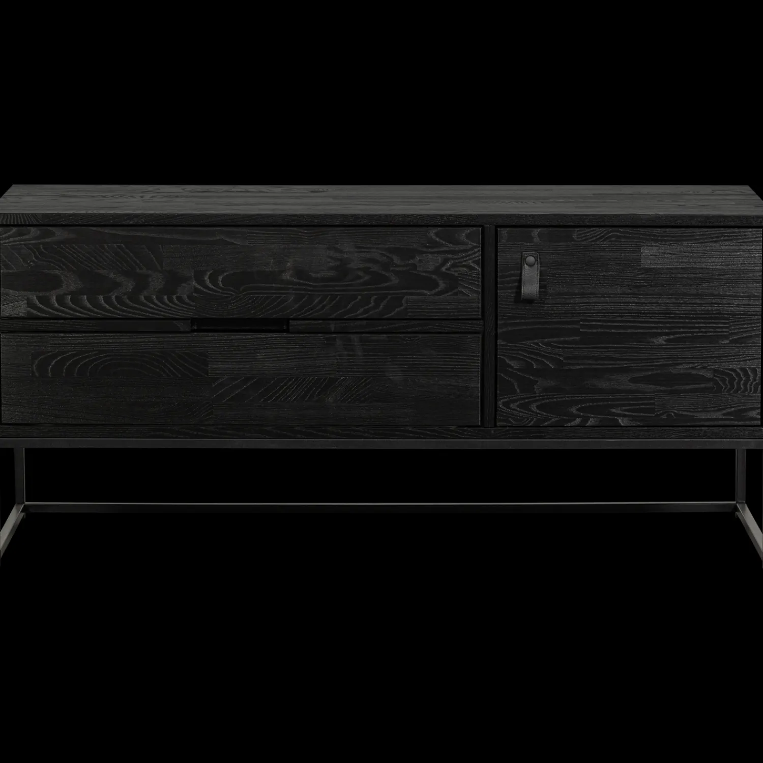 Tv-Meubels-WOOOD Silas Tv-meubel Blacknight