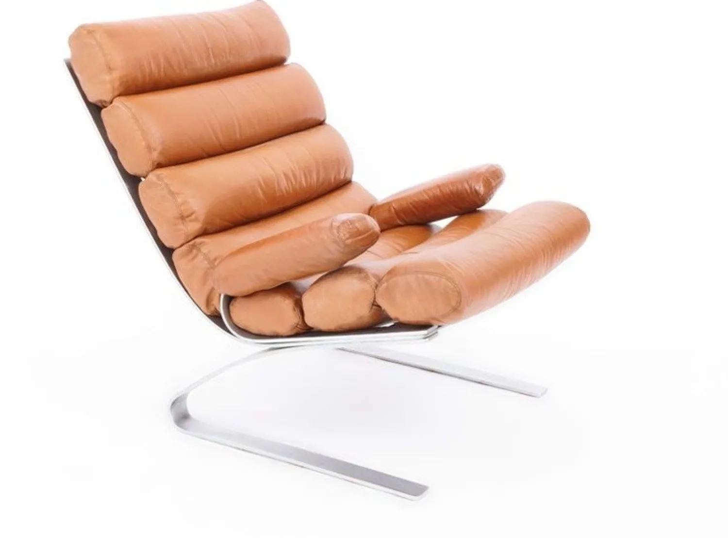 Leren Fauteuils|Design Fauteuils-COR Sinus Fauteuil Bruin