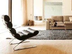 Leren Fauteuils|Design Fauteuils-COR Sinus Fauteuil Bruin