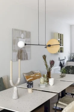 Moderne Hanglampen|Moderne Hanglampen-Zuiver Sirius Hanglamp Zwart, Goud