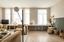 Design Vloerlampen|Vloerlampen-Zuiver Sirius Vloerlamp Zwart, Goud
