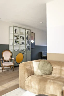Design Vloerlampen|Vloerlampen-Zuiver Sirius Vloerlamp Zwart, Goud