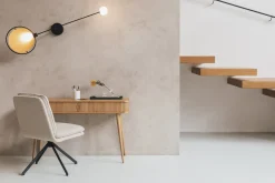 Design Wandlampen|Wandlampen-Zuiver Sirius Wandlamp Zwart, Goud