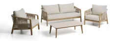 Loungesets-Kave Home Sirte Loungeset Ecru, Naturel