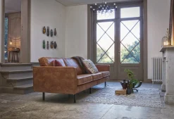 Houten Bijzettafels|Industriële Bijzettafels-WOOOD Skybox Bijzettafel Naturel
