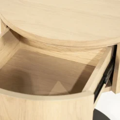 Nachtkastjes-Eleonora Skye Nachtkastje Naturel