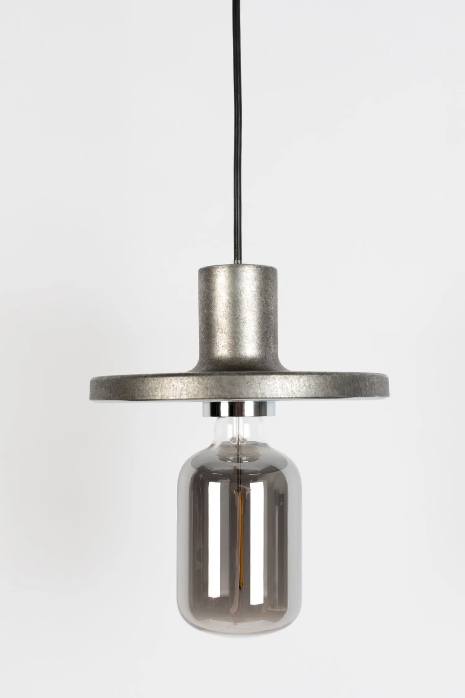 Industriële Hanglampen|Industriële Hanglampen-Zuiver Skye (set van 6) Hanglamp Silver