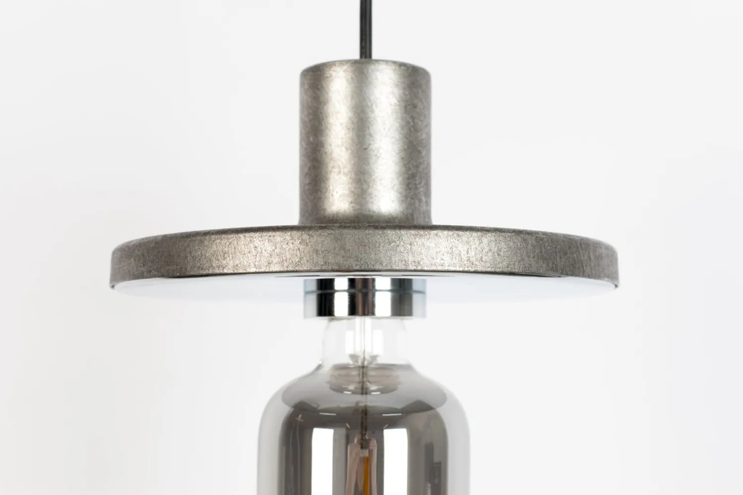 Industriële Hanglampen|Industriële Hanglampen-Zuiver Skye (set van 6) Hanglamp Silver