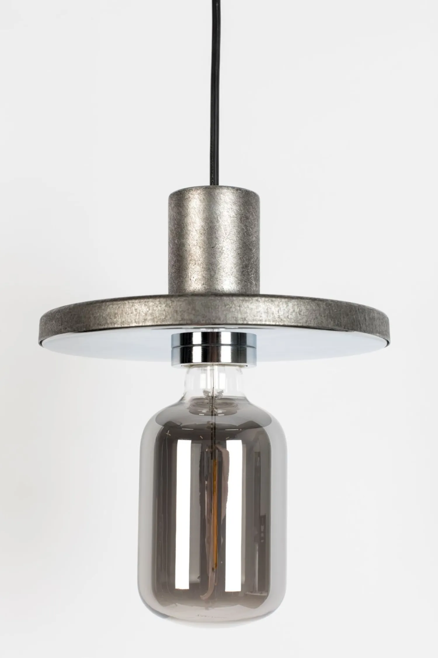 Industriële Hanglampen|Industriële Hanglampen-Zuiver Skye (set van 6) Hanglamp Silver