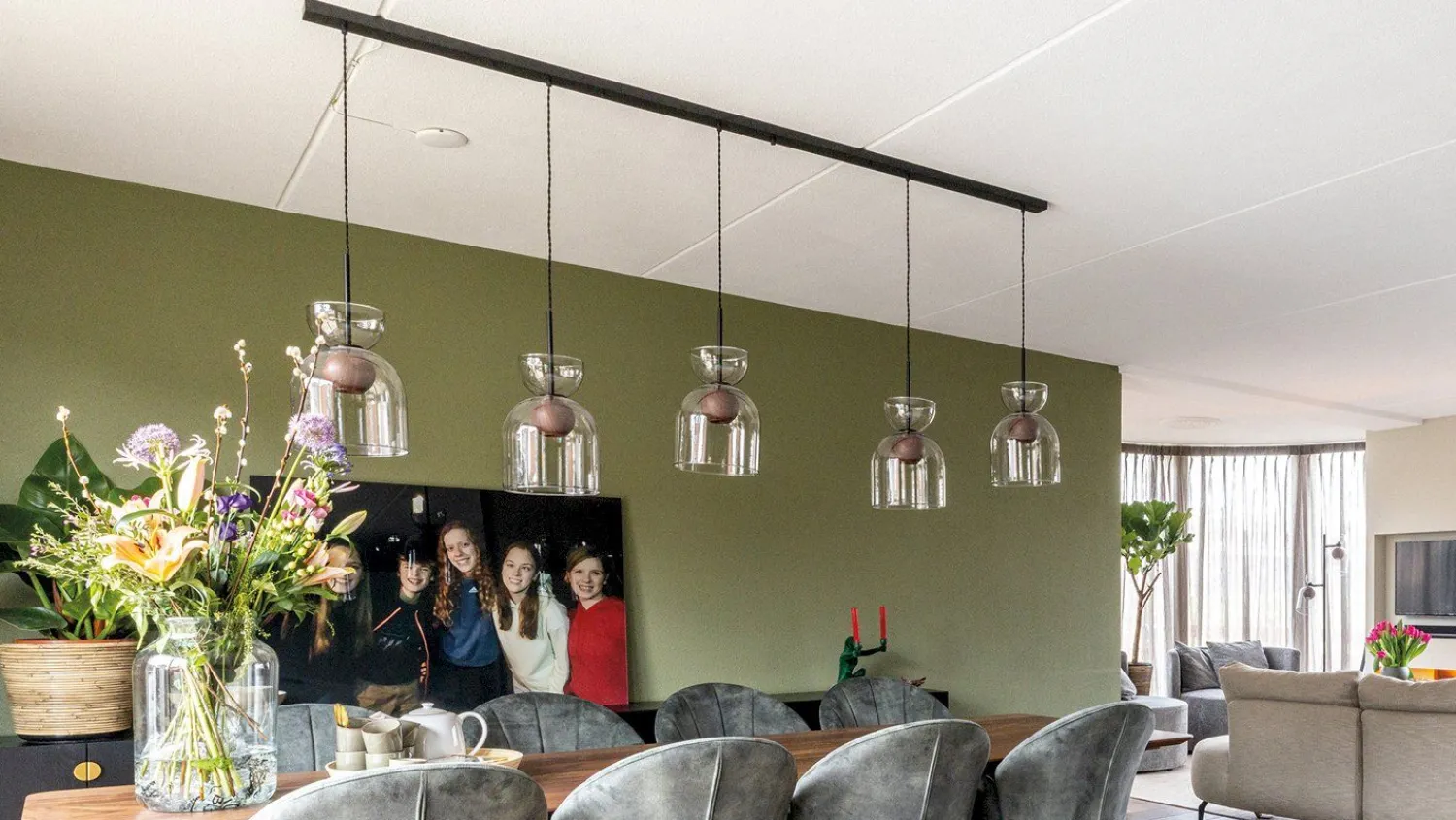 Moderne Hanglampen|Moderne Hanglampen-COCO maison Skylar Hanglamp Antraciet
