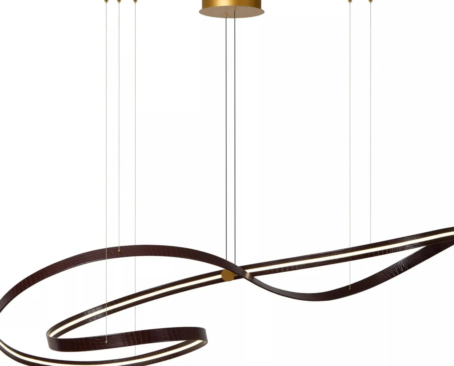 Moderne Hanglampen|Moderne Hanglampen-Lucide Slalom Hanglamp Koffie