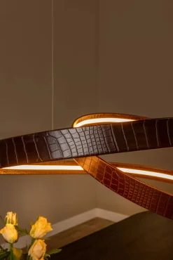 Moderne Hanglampen|Moderne Hanglampen-Lucide Slalom Hanglamp Koffie