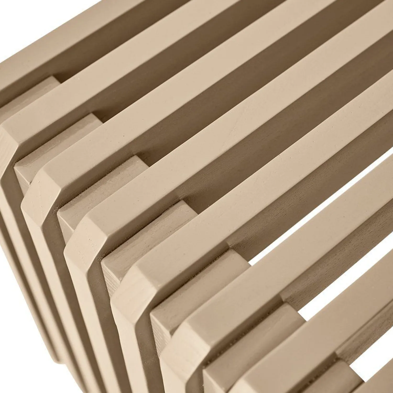 Zitbanken-HKLIVING Slatted L Bank Sand