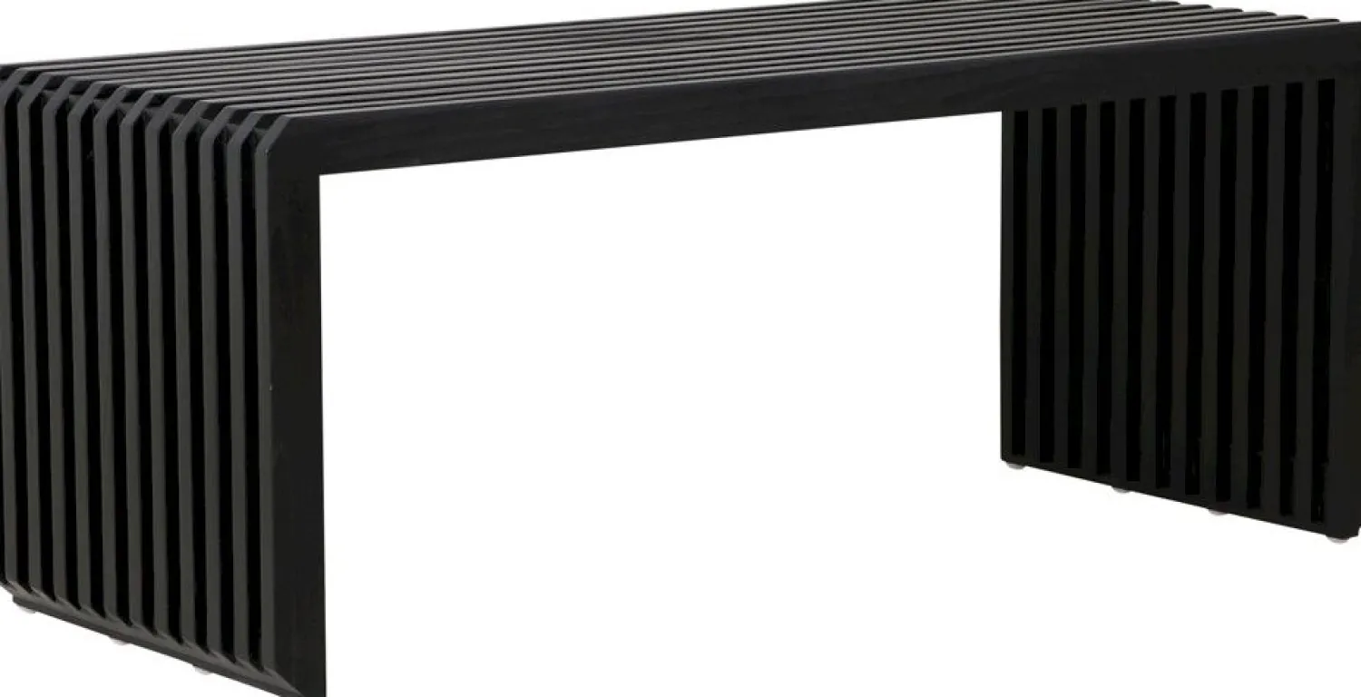 Zitbanken-HKLIVING Slatted M Bank Black