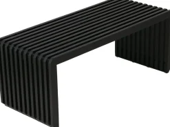 Zitbanken-HKLIVING Slatted M Bank Black