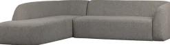 Hoekbanken-WOOOD Sloping Hoekbank Grey Melange