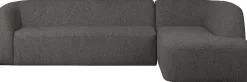 Hoekbanken-WOOOD Sloping Hoekbank Grey/Black Melange