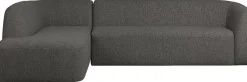 Hoekbanken-WOOOD Sloping Hoekbank Grey/Black Melange