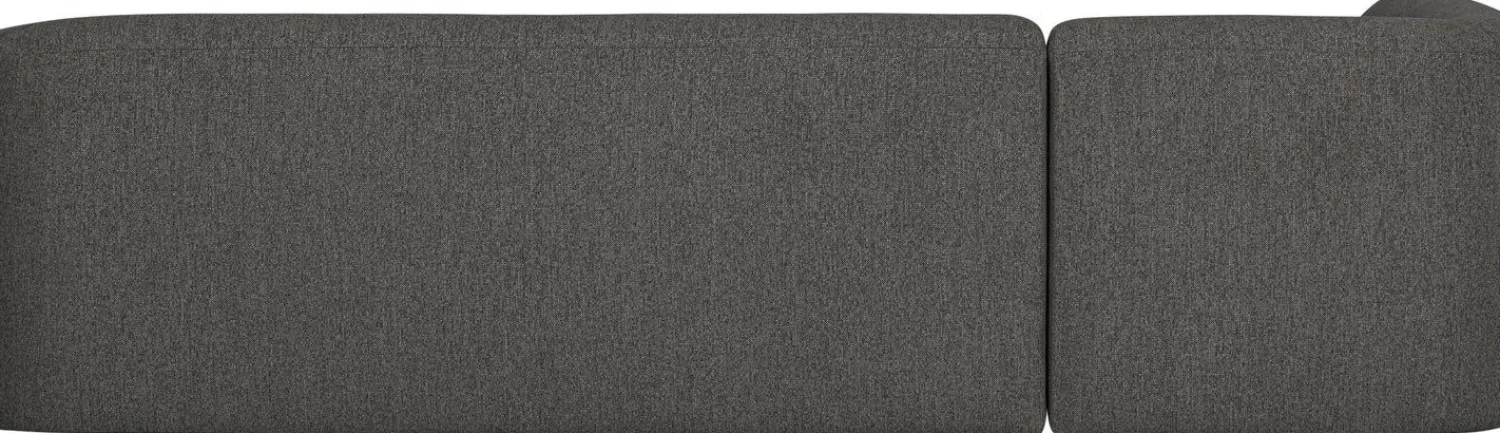 Hoekbanken-WOOOD Sloping Hoekbank Grey/Black Melange