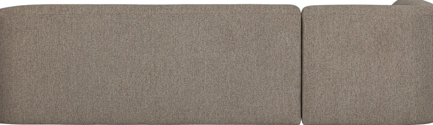 Hoekbanken-WOOOD Sloping Hoekbank Light Brown Melange