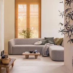Hoekbanken-WOOOD Sloping Hoekbank Natural Melange