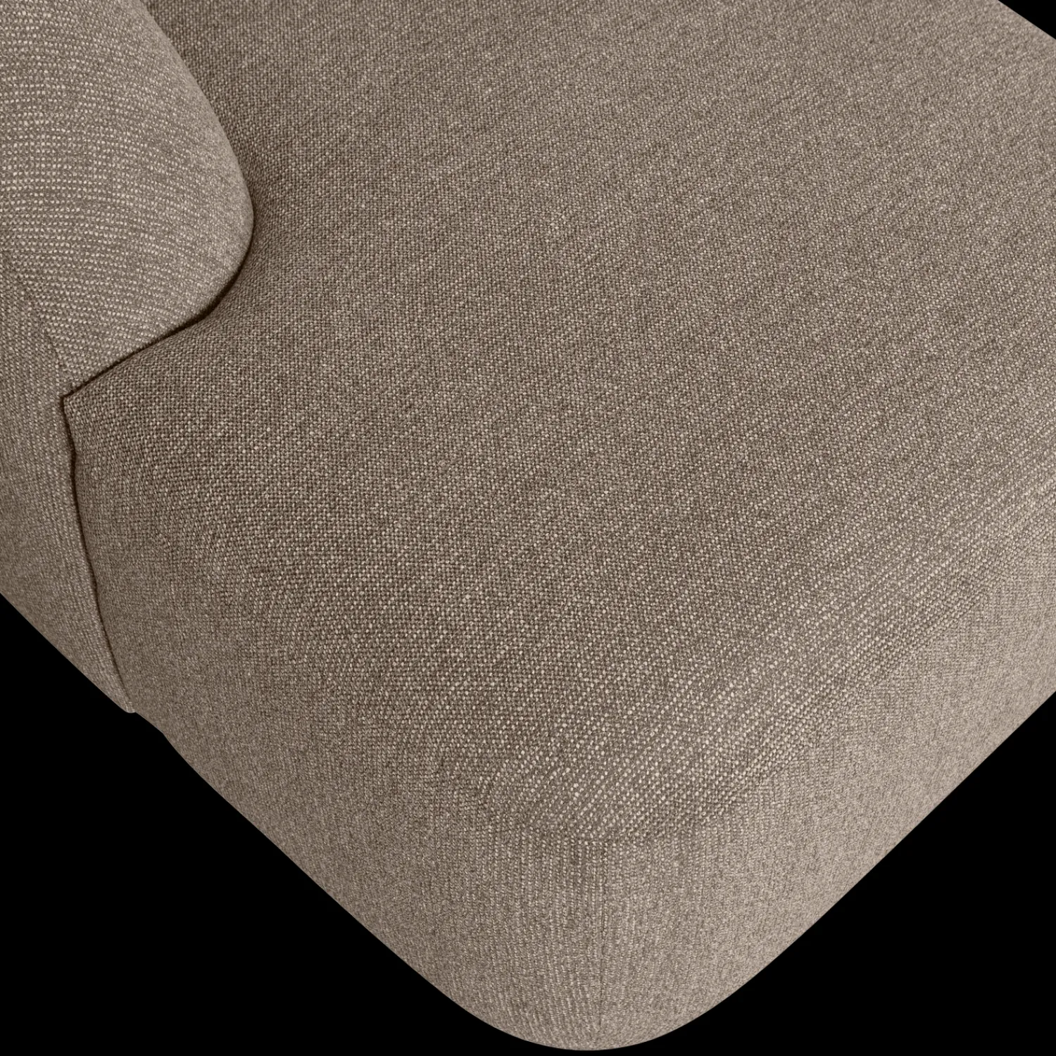 U-Banken-WOOOD Sloping U-bank Light Brown Melange