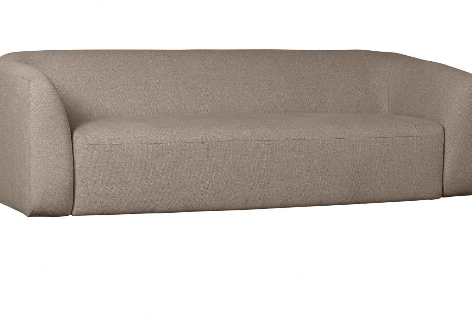 Zitbanken-WOOOD Sloping 3-Zitsbank Light Brown Melange